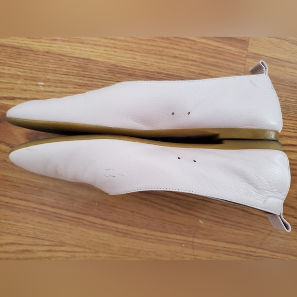 Everlane Italian Leather Day Glove Pale Pink Flats 6 - Picture 5 of 8